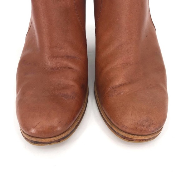 RACHEL COMEY Hitch Buckle Bootie Leather Brown 9 - Picture 4 of 13